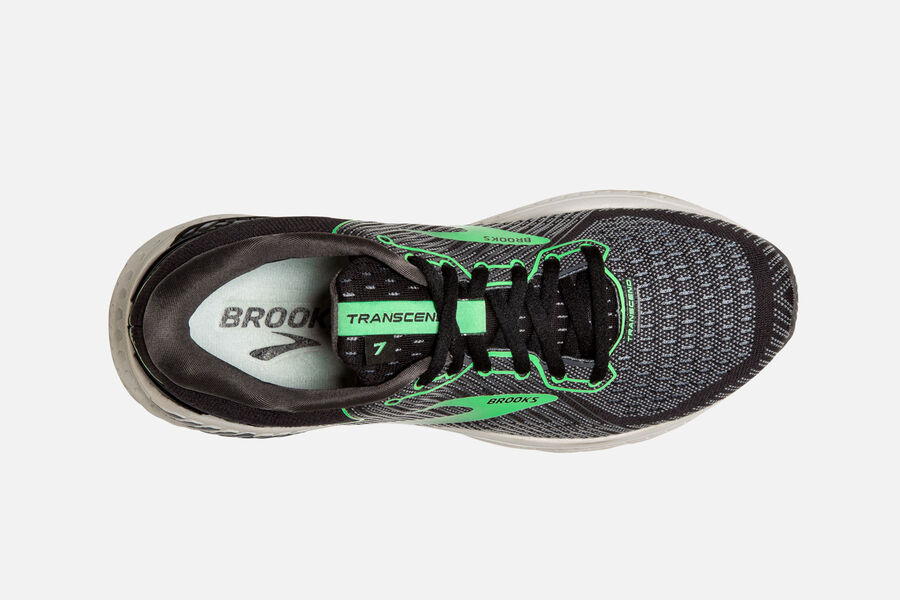 Brooks Transcend 7 Road Löparskor Dam - Svarta/Gröna - 2036-DZPIK